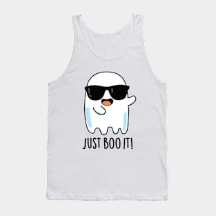 Just Boo It Cute Halloween Ghost Pun Tank Top